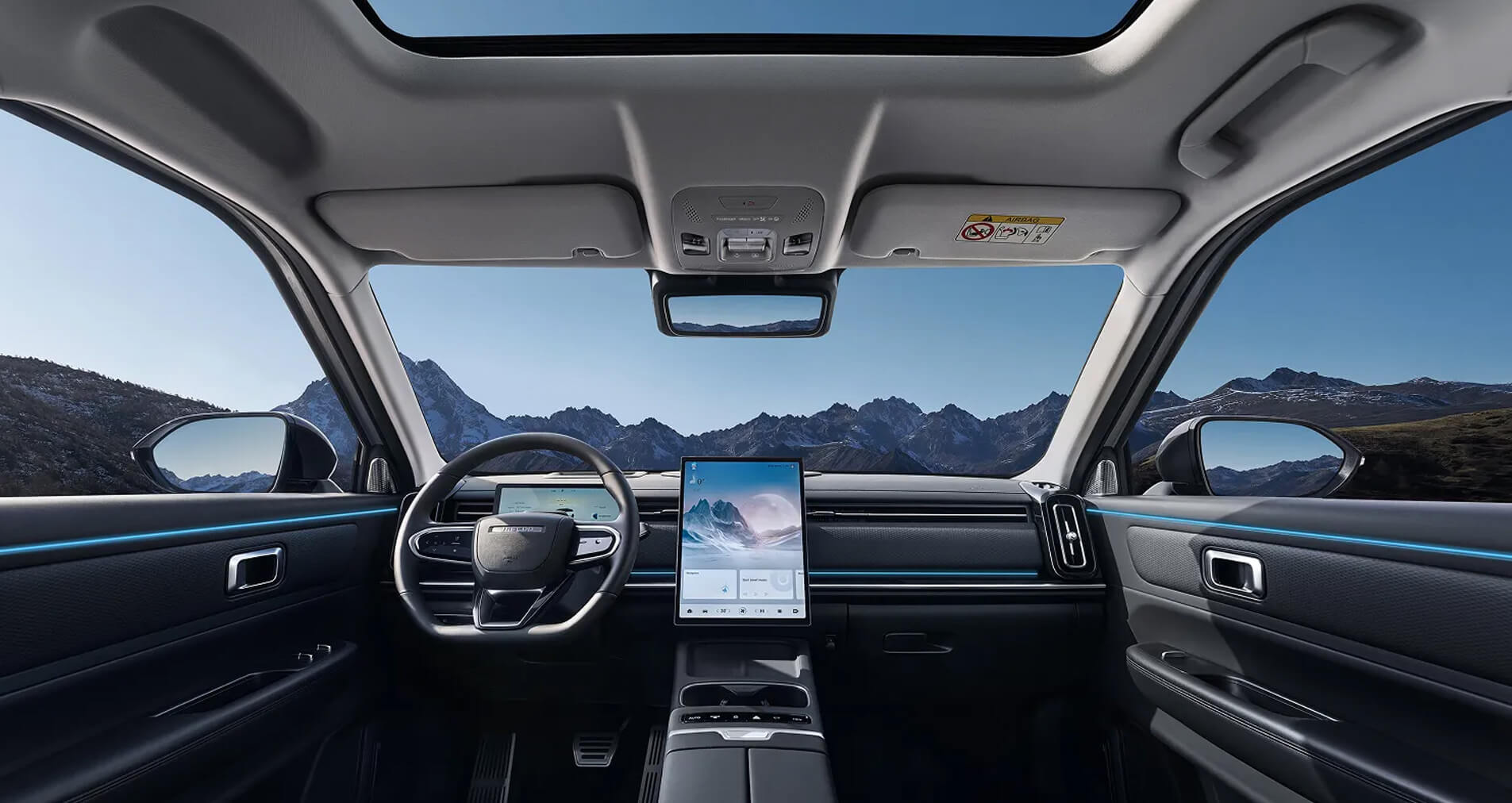 Jaecoo7 SHS - interiér černý